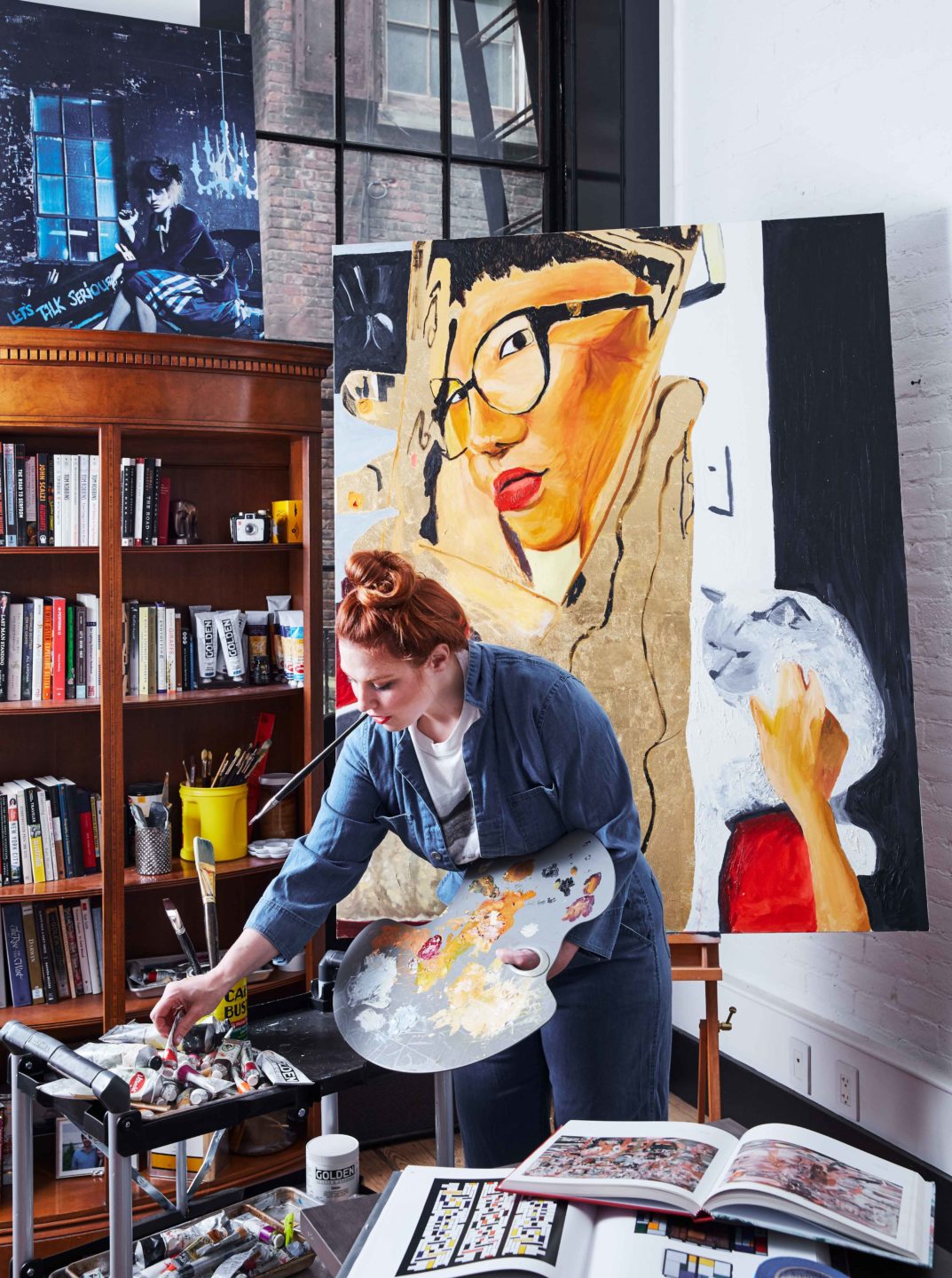 Nicole-Fuller-Interior-Designer-tribeca-loft-painter-painting-1